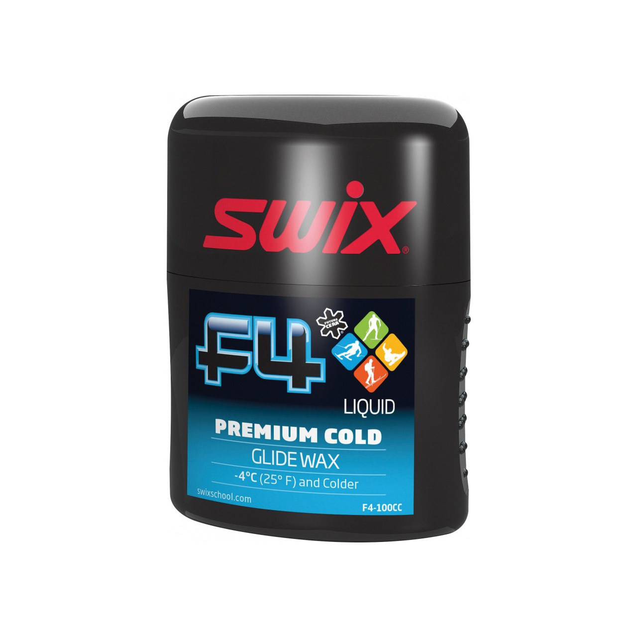 Swix Glide Wax F4 Premium Cold 100 Ml